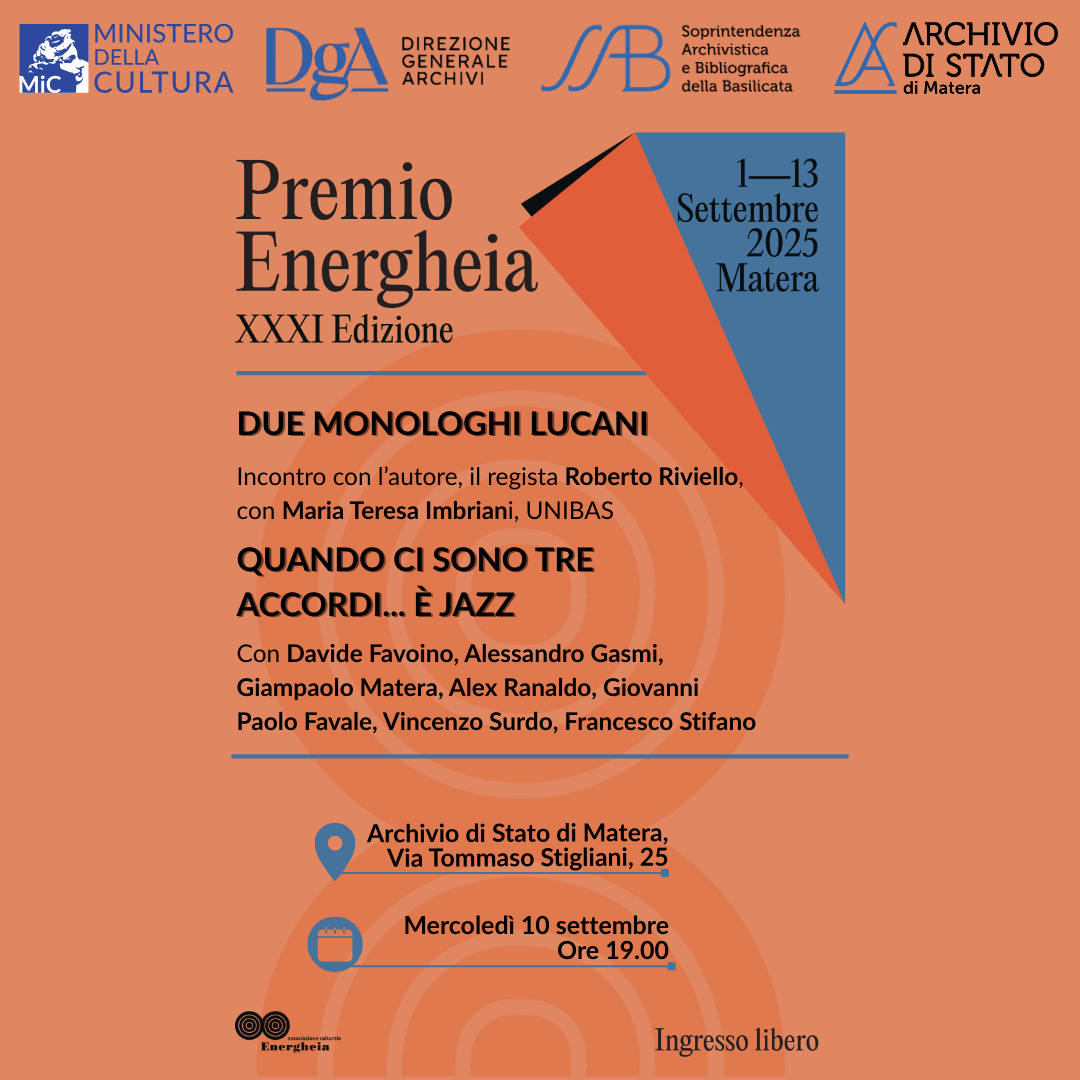 Due monologhi lucani / Quando ci sono tre accordi … è Jazz